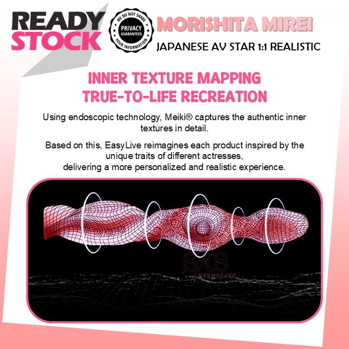 [PREMIUM] EASYLIVE Meiki Japanese AV Actress 1:1 Realistic Replica Dual Layer Masturbation Cup with Signed