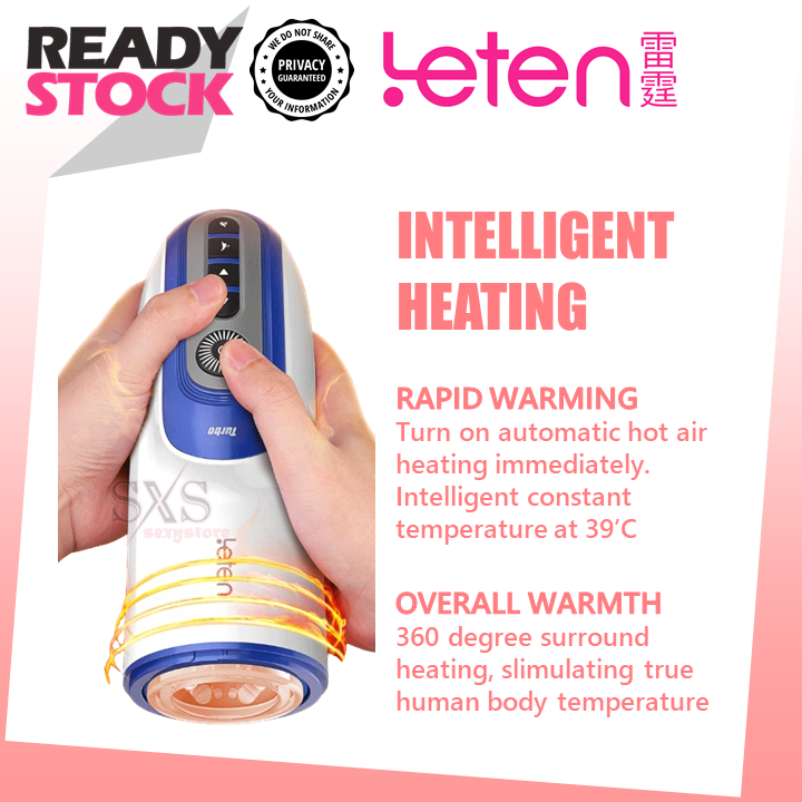 LETEN AV Yui Hatano – Rechargeable Automatic Telescopic Masturbator