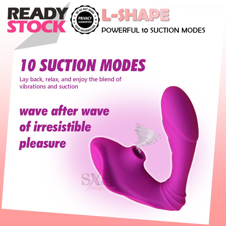 Dual Pleasure Wearable L-Shape AV Vibrator Clitoris Stimulation Vibrator