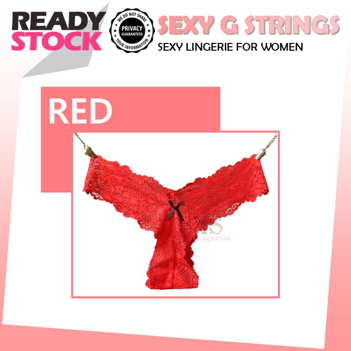 Women Sexy G String Transparent Lace Underwear Hollow Panties T Back Thong