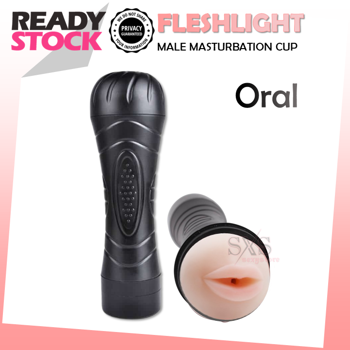Fleshlight Realistic Fake Pussy Masturbation Cup With Strong Vibration
