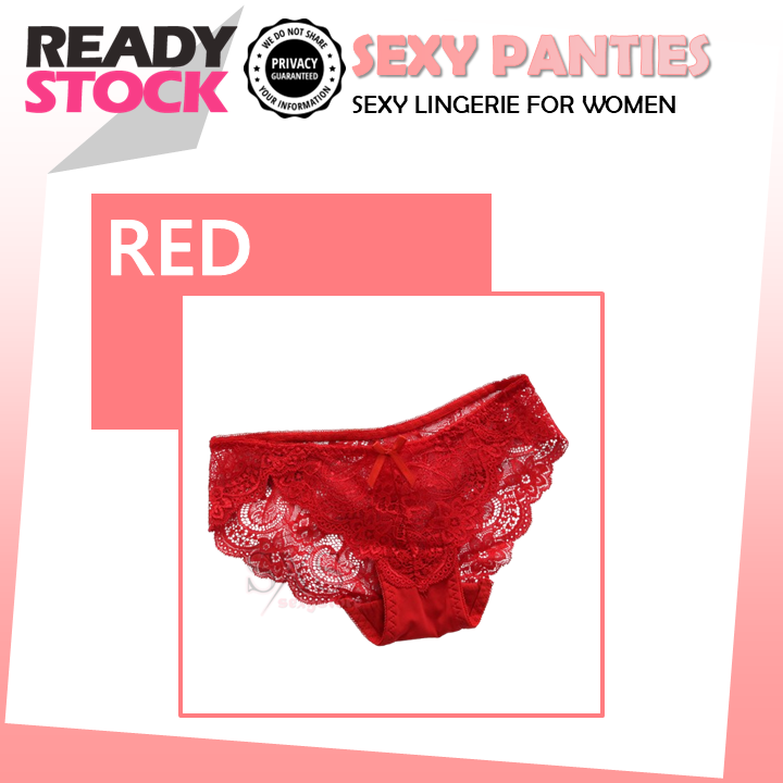 Transparent Lace Sexy Panties Ladies Seamless Thongs Hollow Briefs Low Waist Underwear