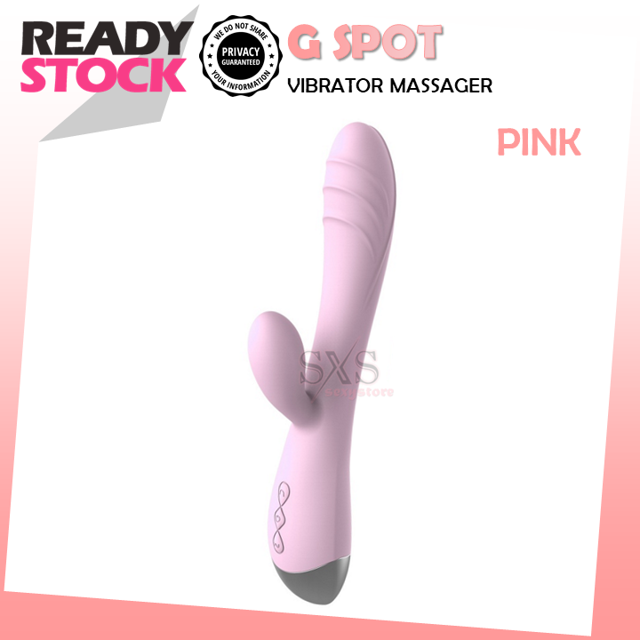 G-Spot Vibrator Massager boleh dicas semula bergetar 10 Kelajuan Getaran klimaks wanita zakar palsu Batang melancap(berbentuk dildo)