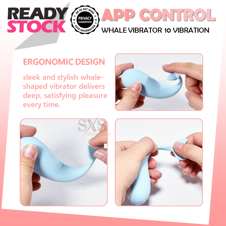 WHALE Smart Vibrator APP-Controlled Pleasure Vibrator For Women Masturbation Sex Toy Alat Sex Perempuan 跳蛋 震动器