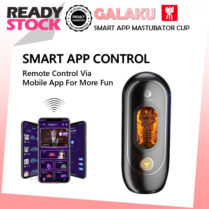 GALAKU Devourer Smart Masturbator Cup APP-Controlled Dual Stimulation with Vibration & Suction