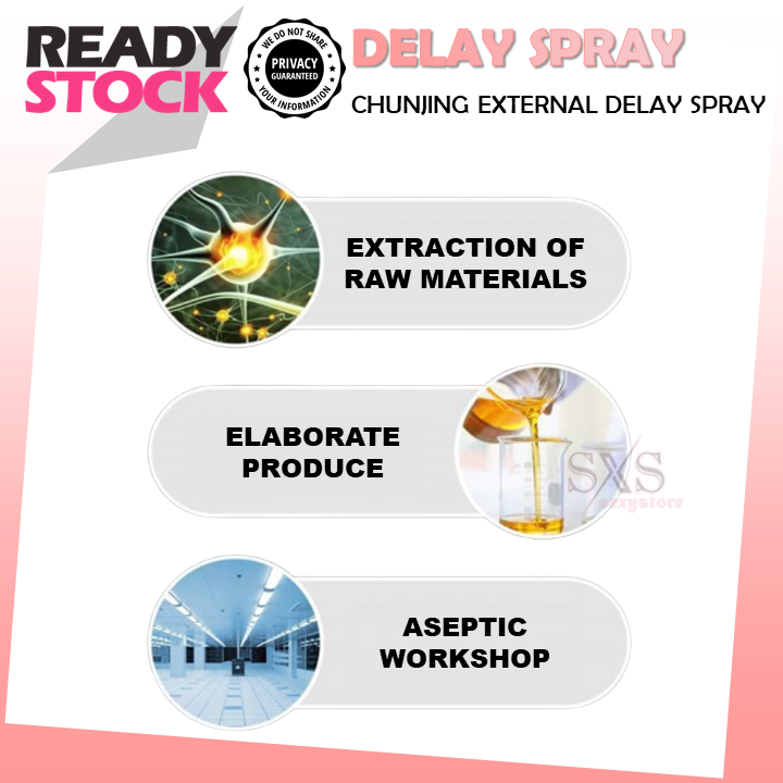 ChunJING 春井 Men's External Delay Spray TAHAN LAMA, Untuk Lelaki, Spray Tahan Lama,Spray Zakar 持久剂