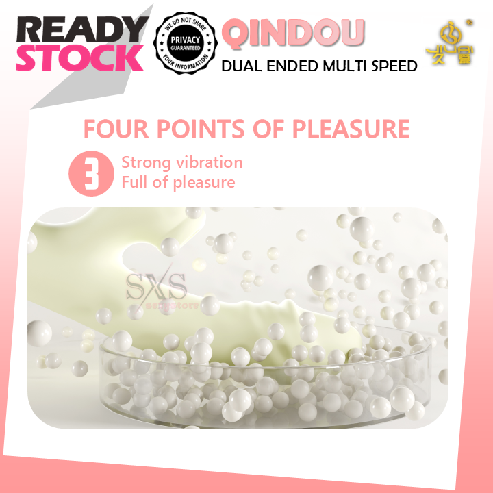 JIUAI Qindou Wand Vibrator for Women Dual-Ended Multi-Speed AV Massager