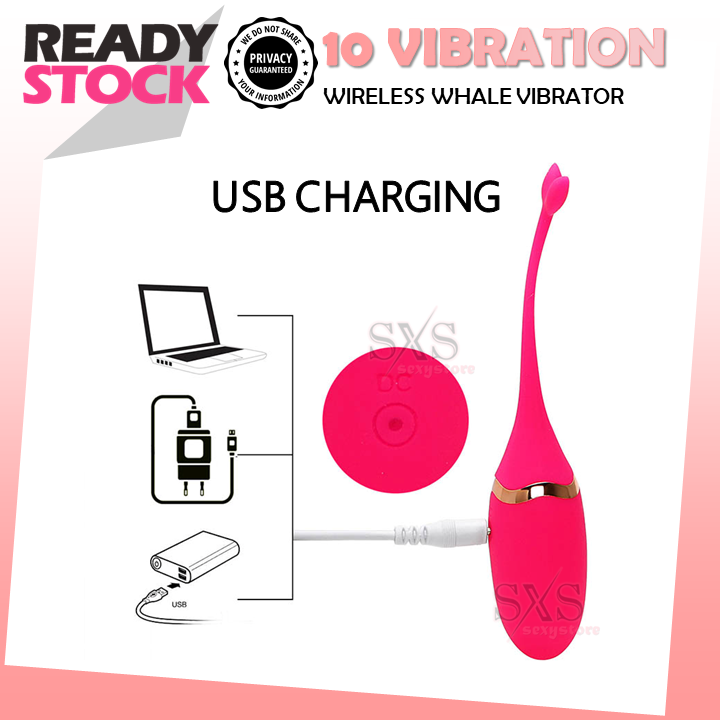Little Whale Vibrator – USB Rechargeable Remote Control Vibrating Egg for Women
