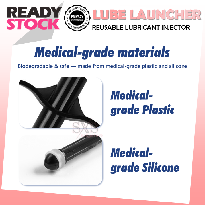 Reusable Lube Launcher - Lubricant Injector For Vagina & Anal
