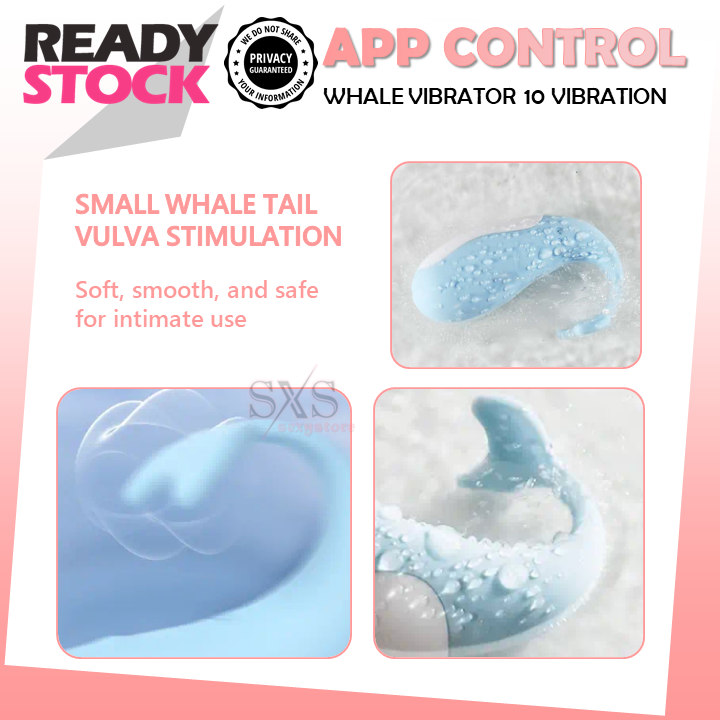 WHALE Smart Vibrator APP-Controlled Pleasure Vibrator For Women Masturbation Sex Toy Alat Sex Perempuan 跳蛋 震动器