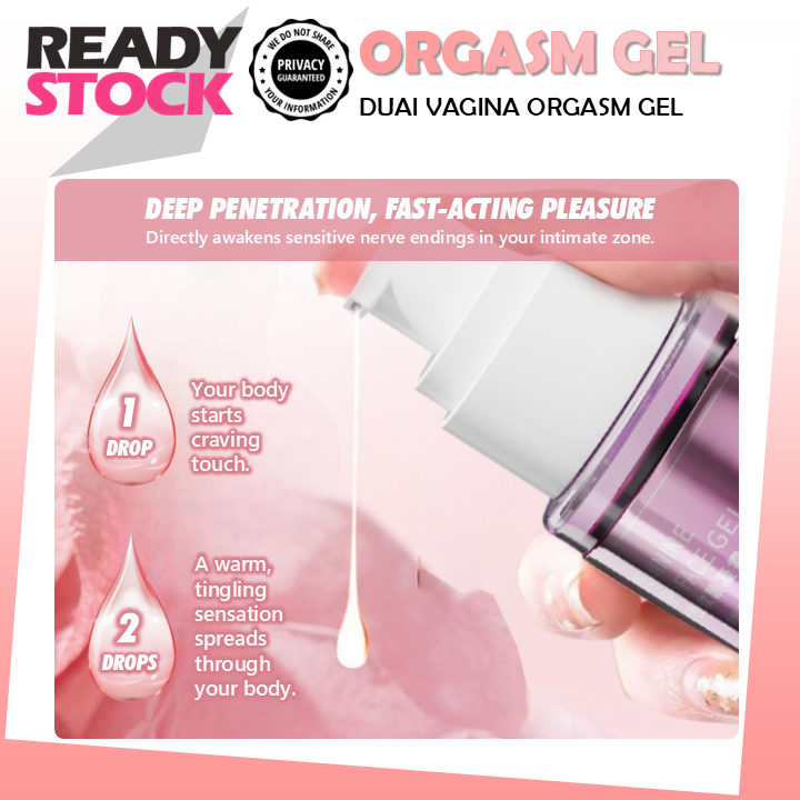 DUAI “Pleasure Bloom” Arousal Gel for Women 20ml Intimate Sensitivity Enhancer & Lubricant