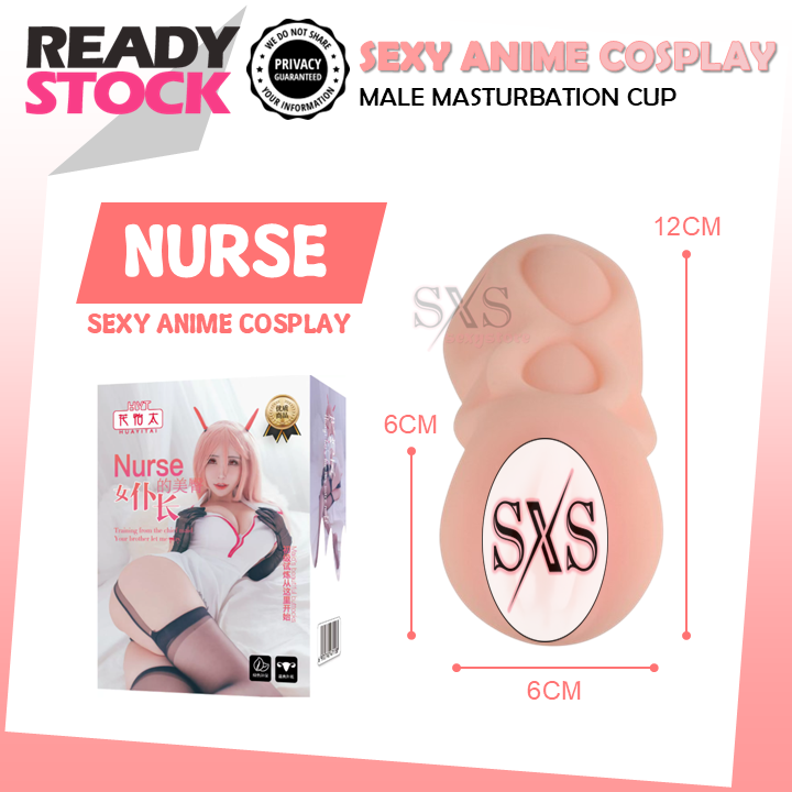 HUA YI TAI Sexy Anime Cosplay AV Cup Realistic Fake Pussy Masturbation Cup For Men