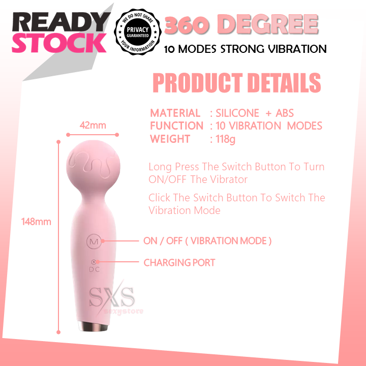 LILO 10 Mode Powerful G-spot AV Vibrator Silicone Dildo Vibrating penis Stimulator 震动器 自慰棒 按摩棒 跳蛋 震动棒