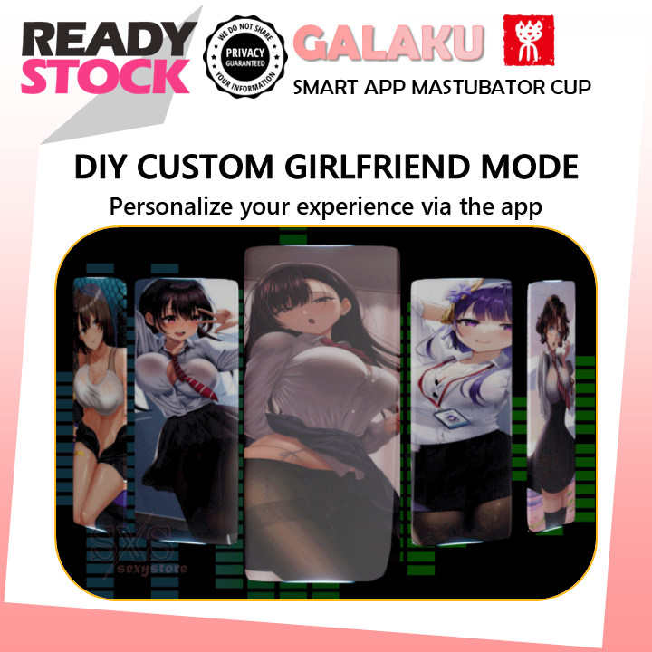 GALAKU Devourer Smart Masturbator Cup APP-Controlled Dual Stimulation with Vibration & Suction