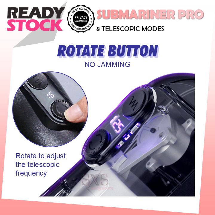 MIZZZEE SUBMARINER PRO Automatic Retractable Masturbation Cup for Men