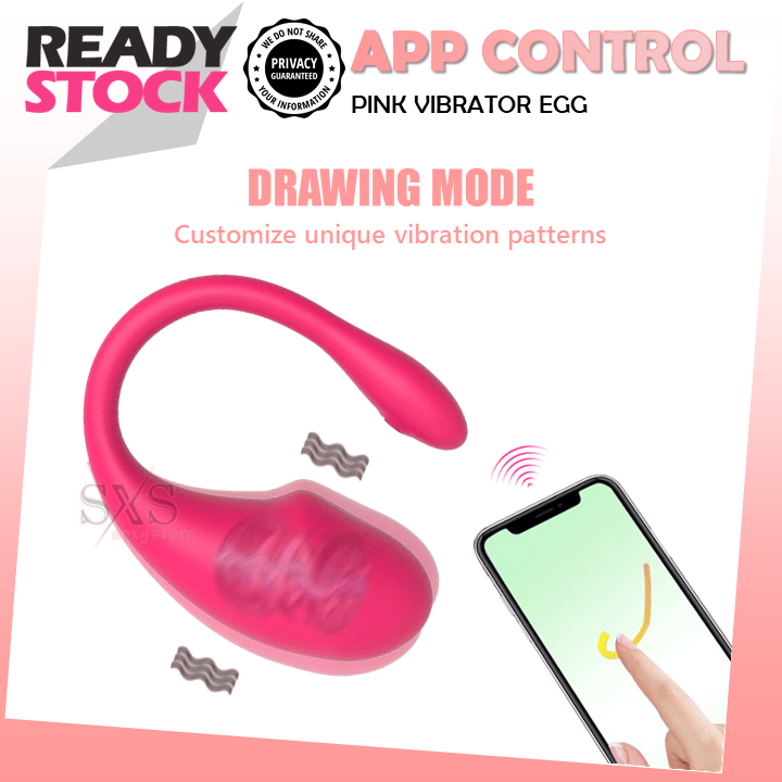 APP Controlled Wearable Pink Vibrator Egg – 9 Modes, Remote Play