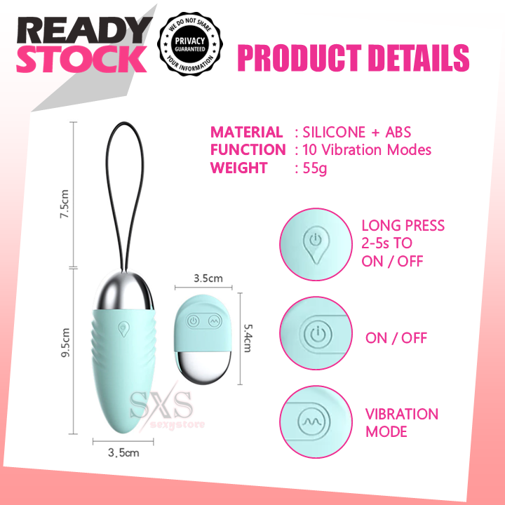 LILO GLADIATOR Wireless Vibrator Egg with 10 Speeds Strong Vibration