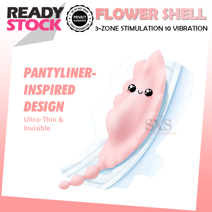 Playful Pearl Remote Panty Vibrator - Raffish Seashell AV Vibrator With Remote Control
