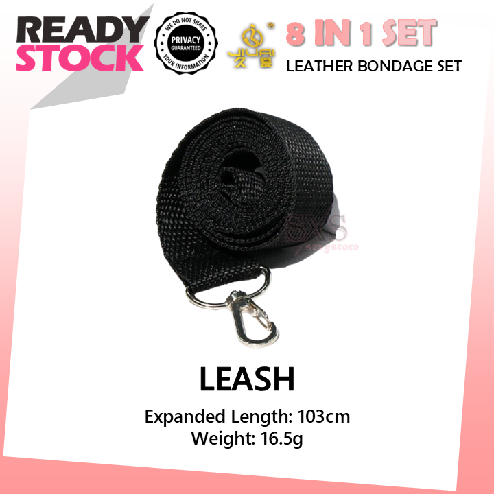 JIUAI 8 IN 1 BDSM Bondage Set – Faux Leather Restraints, Ball Gag, Whip & More for Couples