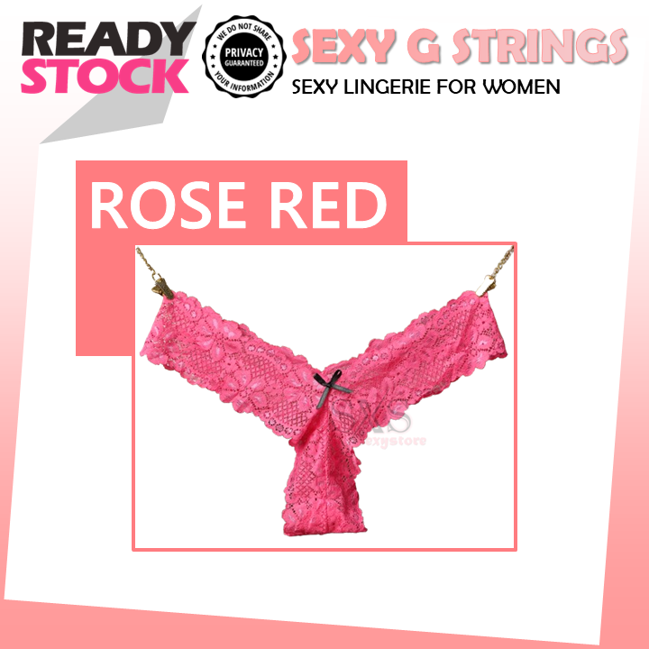 Women Sexy G String Transparent Lace Underwear Hollow Panties T Back Thong