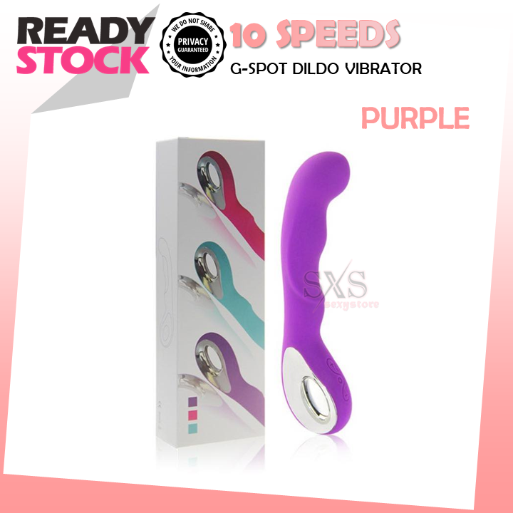 10 Speeds G-Spot AV Vibrator USB Charging Silicone Female Dildo Vibrator 自慰棒 按摩棒 震动棒