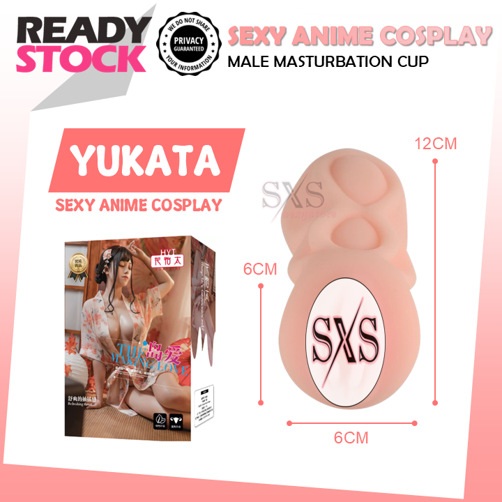HUA YI TAI Sexy Anime Cosplay AV Cup Realistic Fake Pussy Masturbation Cup For Men