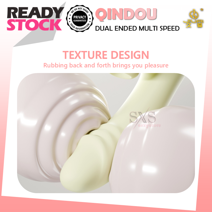 JIUAI Qindou Wand Vibrator for Women Dual-Ended Multi-Speed AV Massager