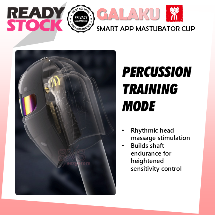 GALAKU Delay Training Masturbator Cup Male Desensitization Stamina Trainer for Glans Sensitivity Control