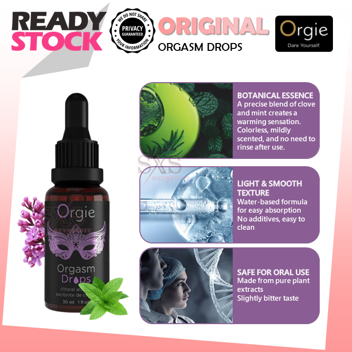Orgie "Sexy Vibe" Heating Sensation Gel 15ml Arousal Enhancer for Women
