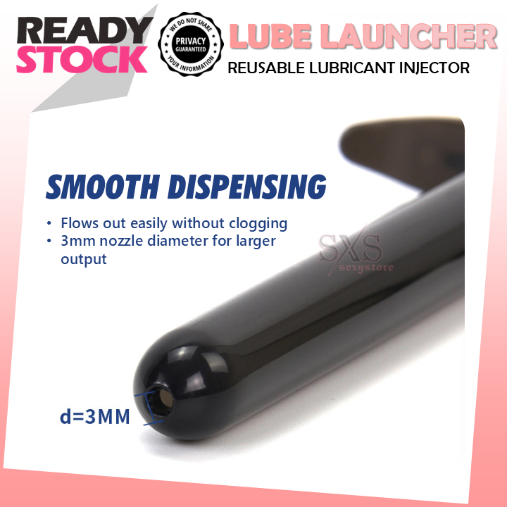 Reusable Lube Launcher - Lubricant Injector For Vagina & Anal