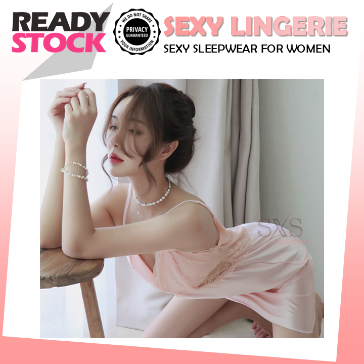 Sexy Lace Lingerie Sling Nightdress #1161