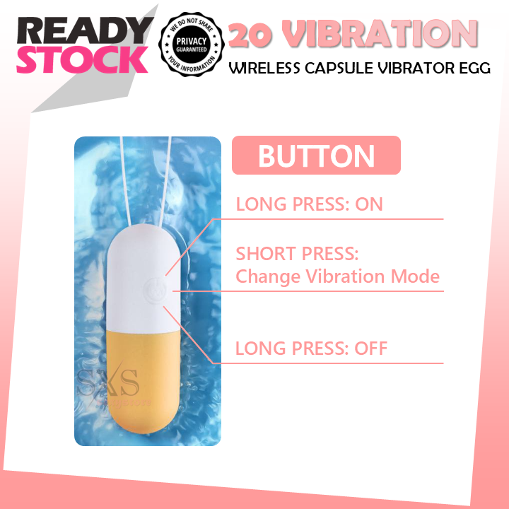 GALAKU WIireless Capsule Egg for Her Vibrator (Heartbeat Version)