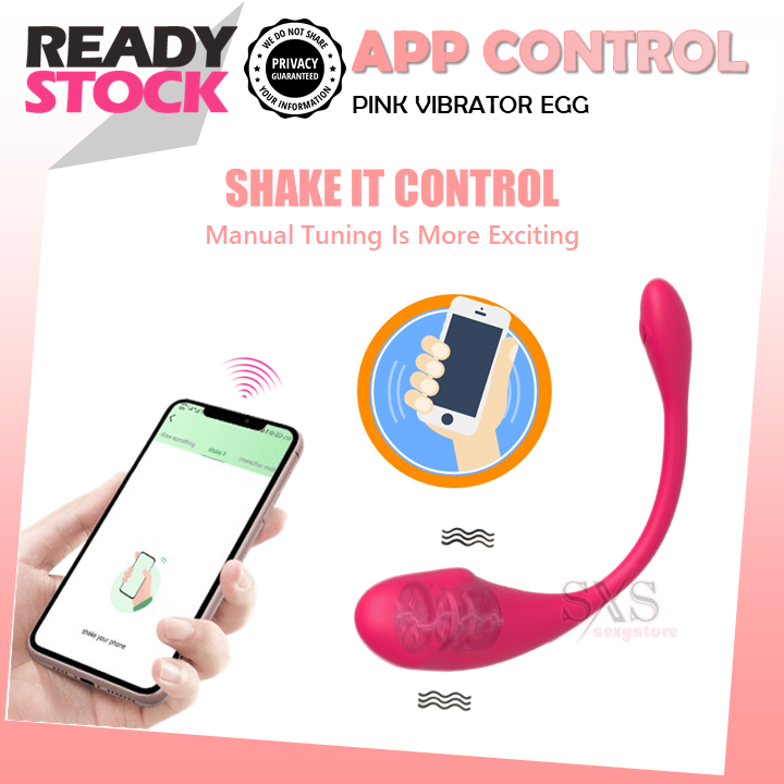 APP Controlled Wearable Pink Vibrator Egg – 9 Modes, Remote Play