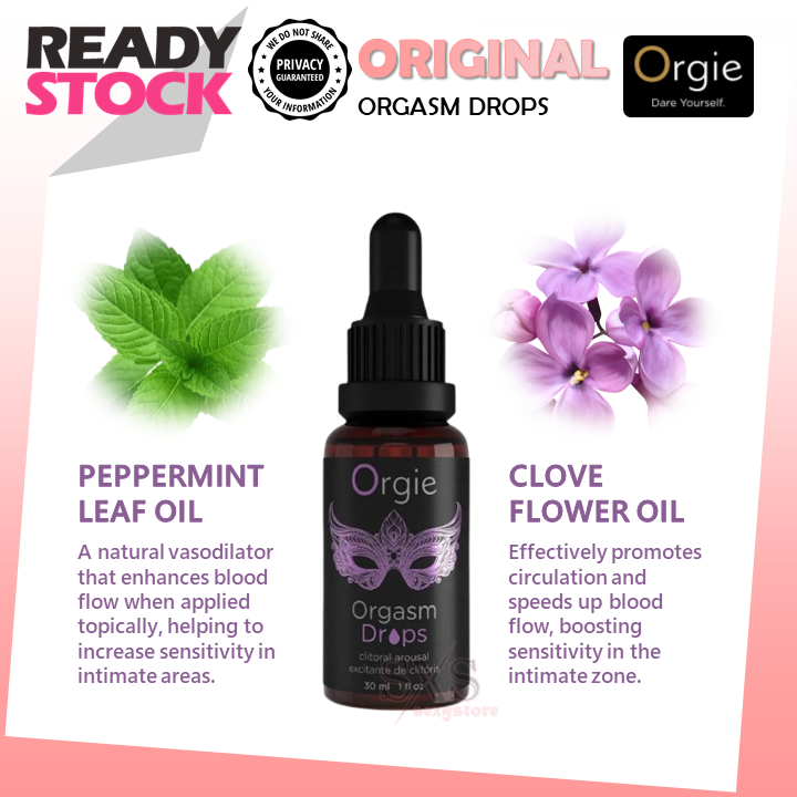 Orgie "Sexy Vibe" Heating Sensation Gel 15ml Arousal Enhancer for Women