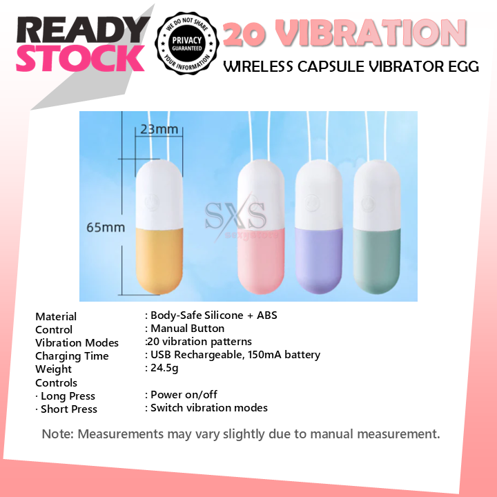 GALAKU WIireless Capsule Egg for Her Vibrator (Heartbeat Version)