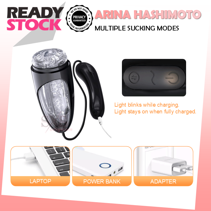 MIZZZEE AV Star Idol ARINA HASHIMOTO 桥本有菜 Automatic Sucking Male Masturbator