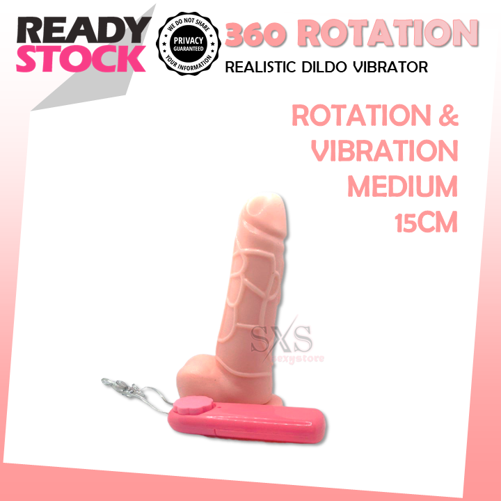 Multi-Speed Rotating Realistic Dildo – Powerful Vibrating Sex Toy