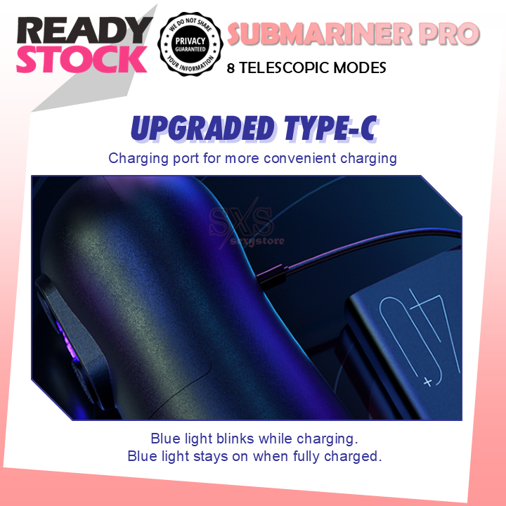 MIZZZEE SUBMARINER PRO Automatic Retractable Masturbation Cup for Men