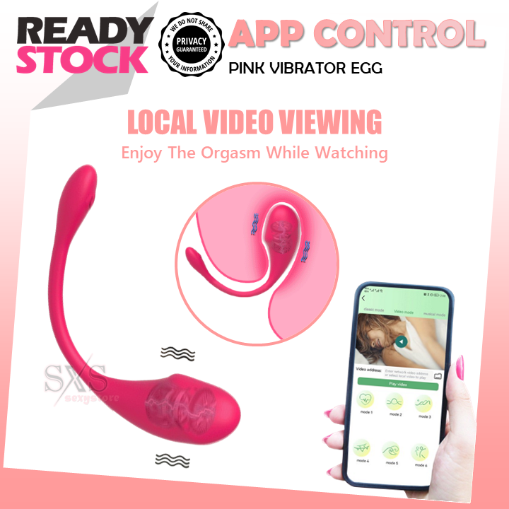 APP Controlled Wearable Pink Vibrator Egg – 9 Modes, Remote Play