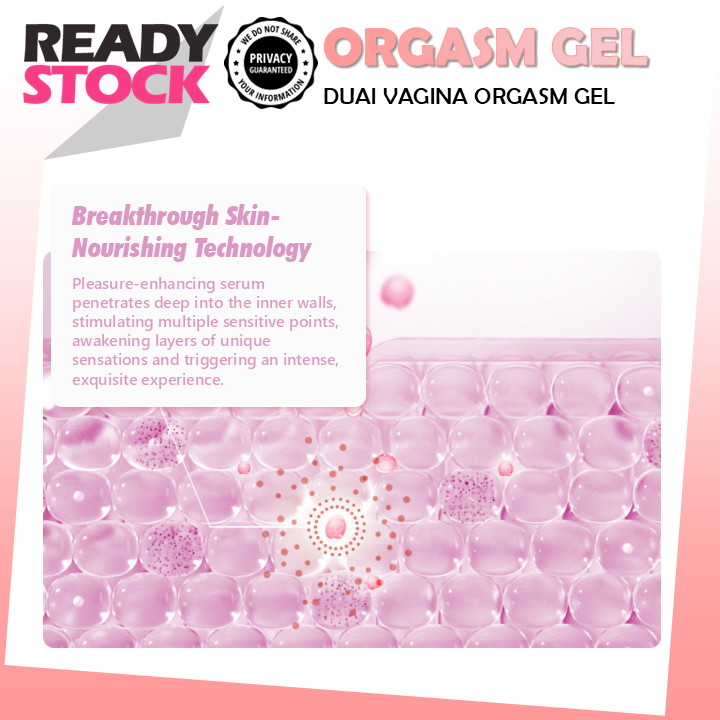 DUAI “Pleasure Bloom” Arousal Gel for Women 20ml Intimate Sensitivity Enhancer & Lubricant