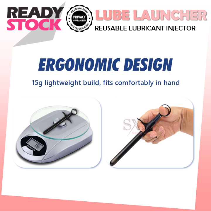 Reusable Lube Launcher - Lubricant Injector For Vagina & Anal