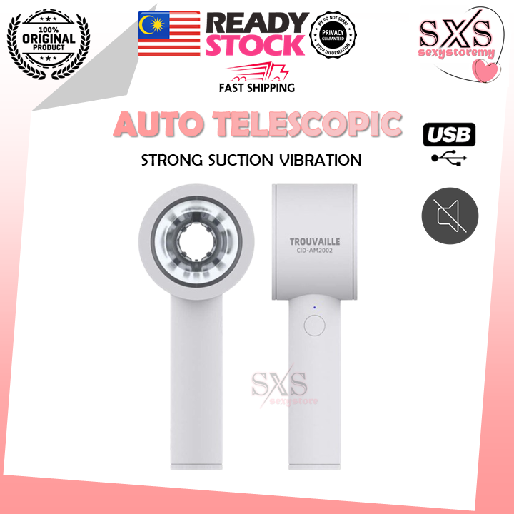 TROUVAILLE Automatic Masturbator Powerful Suction & 6 Vibration Modes Sex Toy Sex Toys For MEN