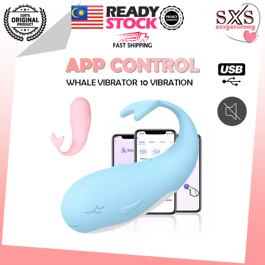WHALE Smart Vibrator APP-Controlled Pleasure Vibrator For Women Masturbation Sex Toy Alat Sex Perempuan 跳蛋 震动器